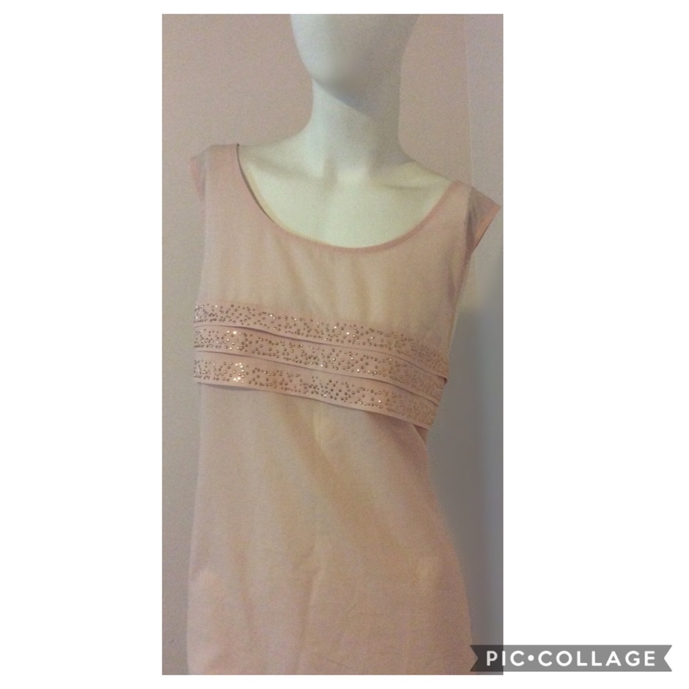 Reitmans sleeveless pink top